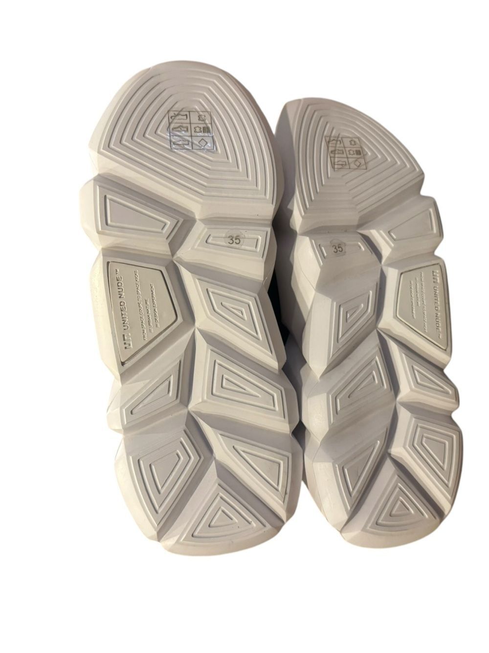 United Nude Space Kick Max Leather Sneakers In Multi 35 NEW - Picture 6 of 7